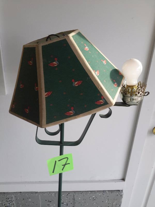2 Pole lamps.. 1, Loon Theme  1 pole lamp.. Needs some work..