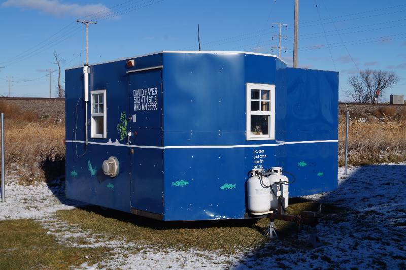 Pull Behind Permanent Fish House
