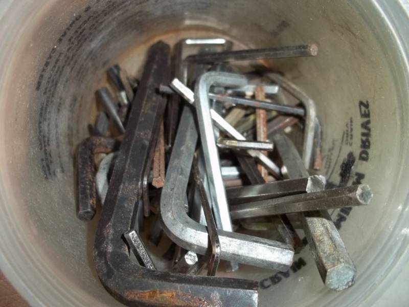 Assorted Allen wrenches