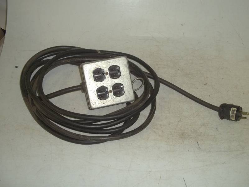 Extension Cord with Plug in box