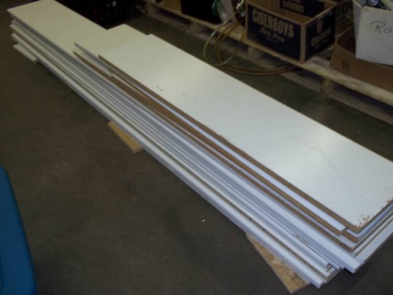 11 - 11 x 8 Shelves with a few short ones included