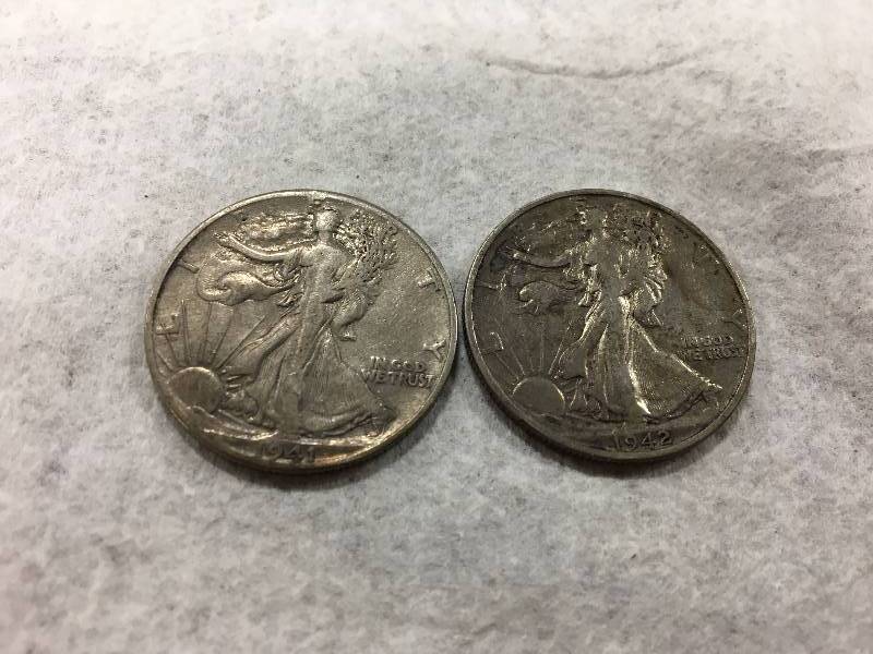 lot 158 image: Liberty Half Dollars