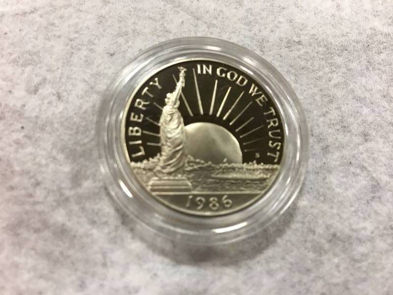 lot 169 image: 1986 A Nation of Immigrants Half Dollar