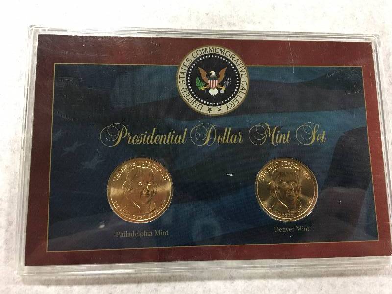 lot 173 image: Presidential Dollar Mint Set