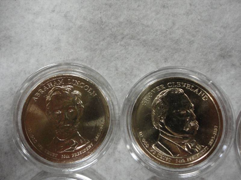 lot 331 image: Presidential Dollar Collection Coins