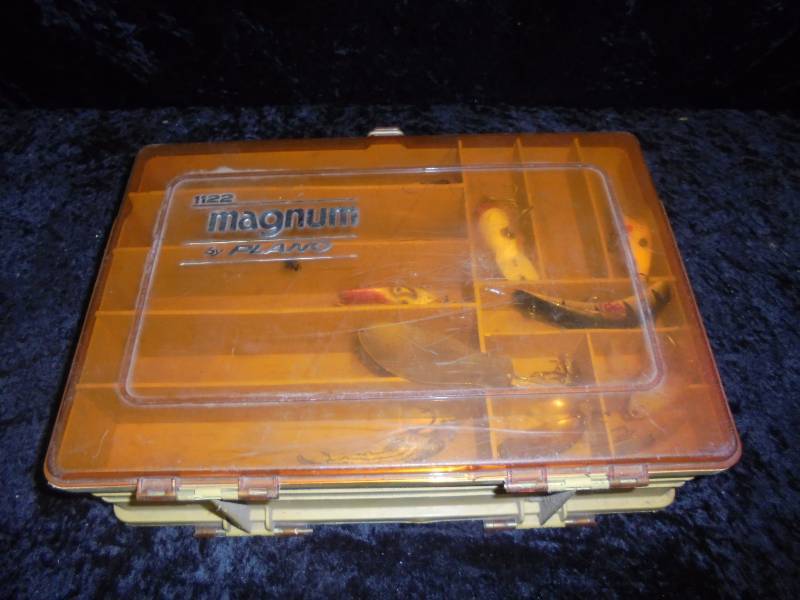lot 55 image: Tacklebox & Misc Content - Plano