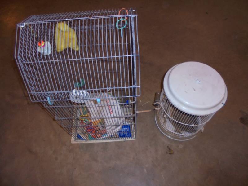 lot 19 image: Pair - Bird Cages