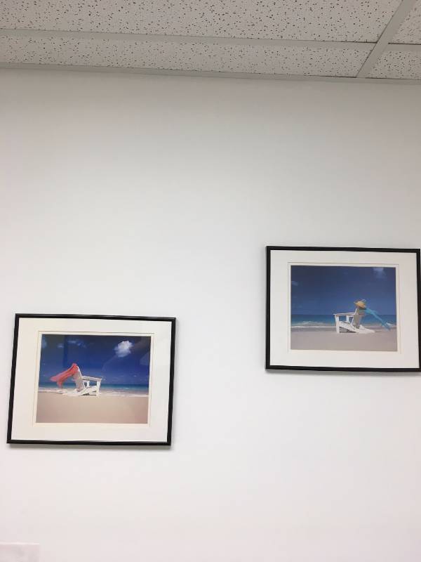 lot 25 image: Bathroom Pictures w Frames (Set of 3)