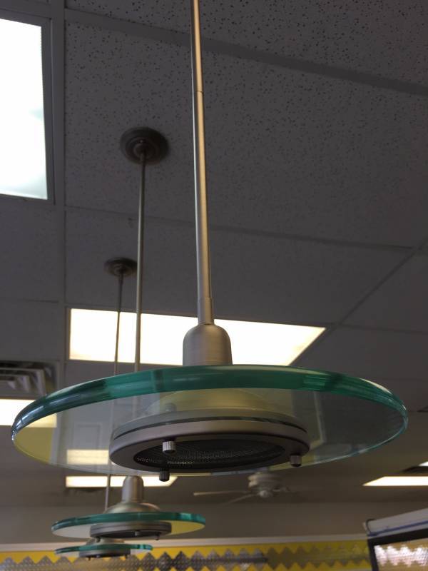 lot 29 image: Set of 3 Halogen Counter Lamps (No Bulbs)