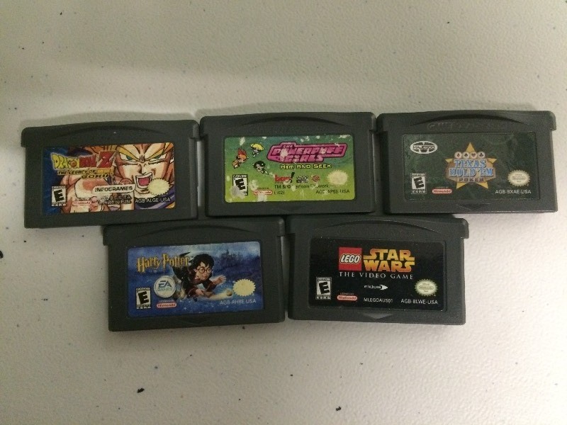 lot 7 image: 5 GAME  BOY ADVANCE GBA GAMES