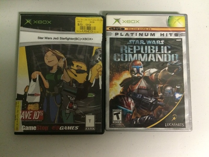 lot 34 image: 6 XBOX GAMES - STAR WARS