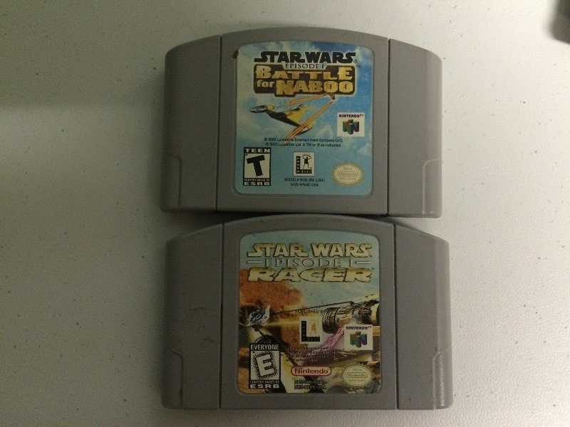 lot 24 image: 2 NINTENDO 64 GAMES - STAR WARS