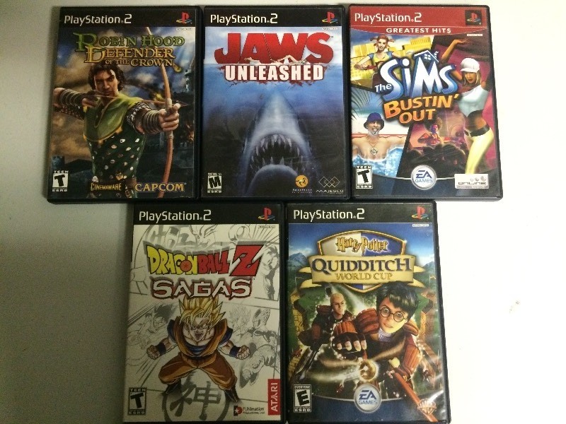 lot 15 image: 5 PLAYSTATION 2 GAMES - MISC
