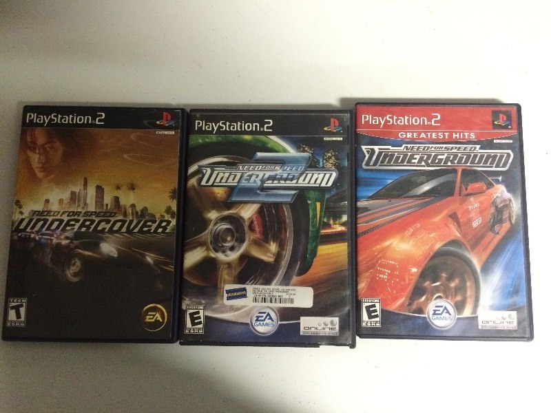 lot 12 image: 3 PLAYSTATION 2 GAMES NEED FOR SPEED