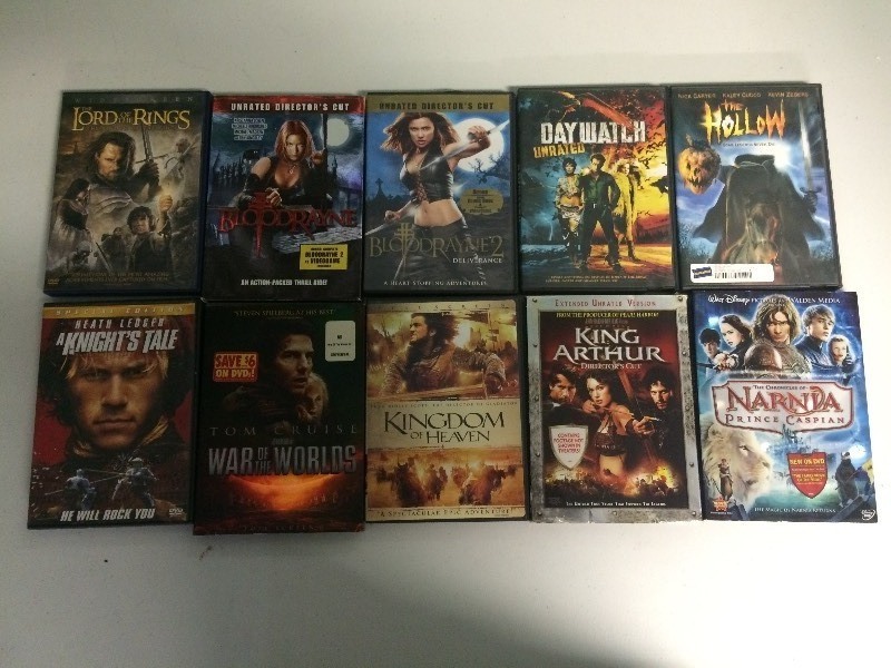 lot 80 image: DVDS - 10 SCI-FI  HORROR  FANTASY