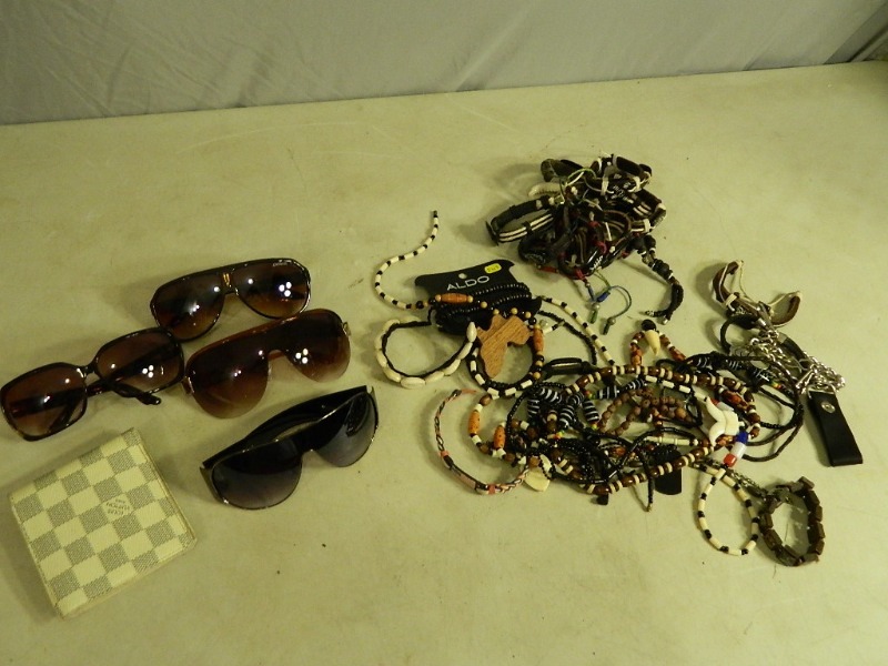 lot 27 image: Mens Wallet, Sunglasses, and Jewelry