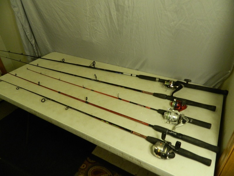 lot 42 image: Fishing Poles and Reels