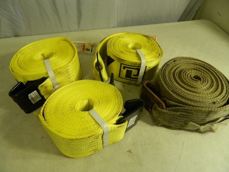 lot 65 image: Large Load Straps  Winch Straps