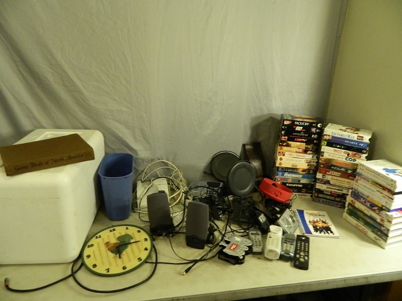 lot 127 image: Electronics, Foam Cooler, and More