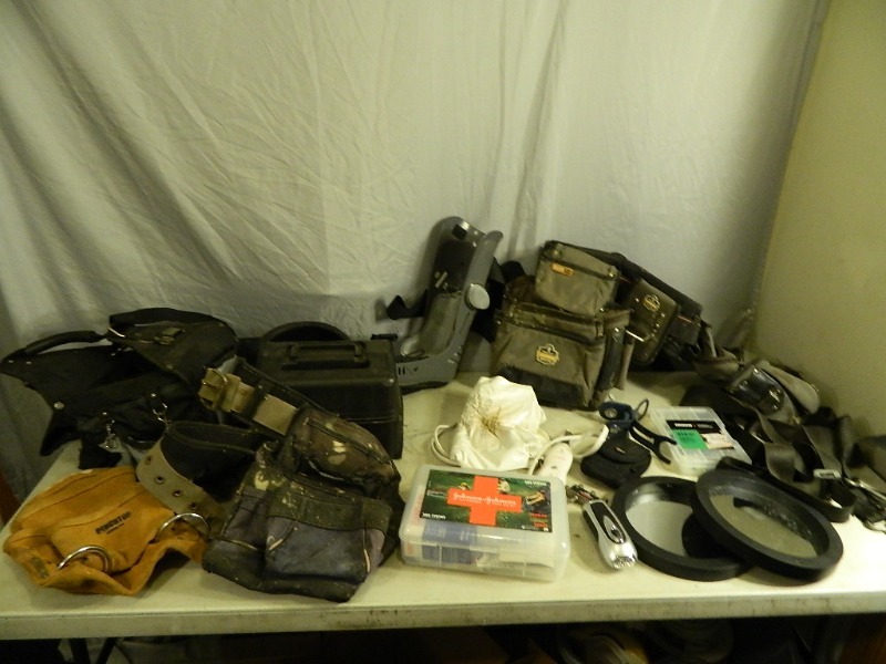 lot 130 image: Toolbelts, Mirrors, and More