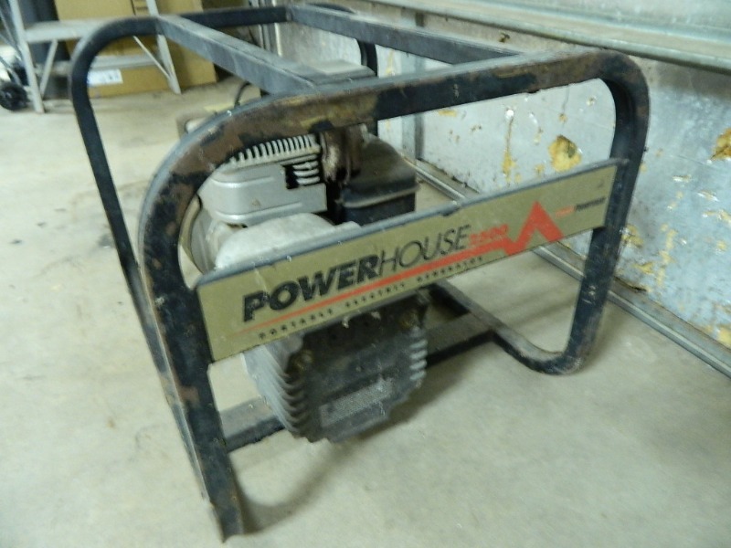 Coleman Powermate 2500 Watt Generator Snowblowers, TV