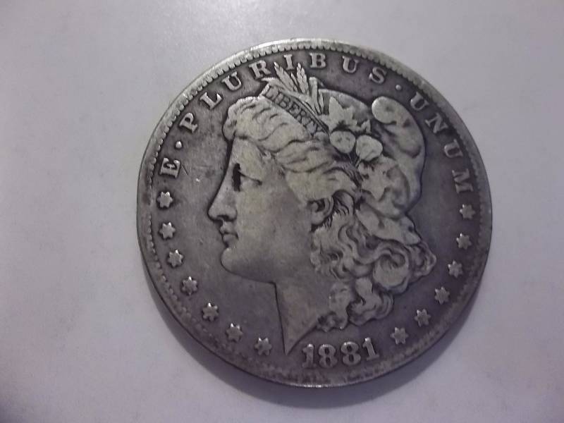 1881 S Morgan Silver Dollar