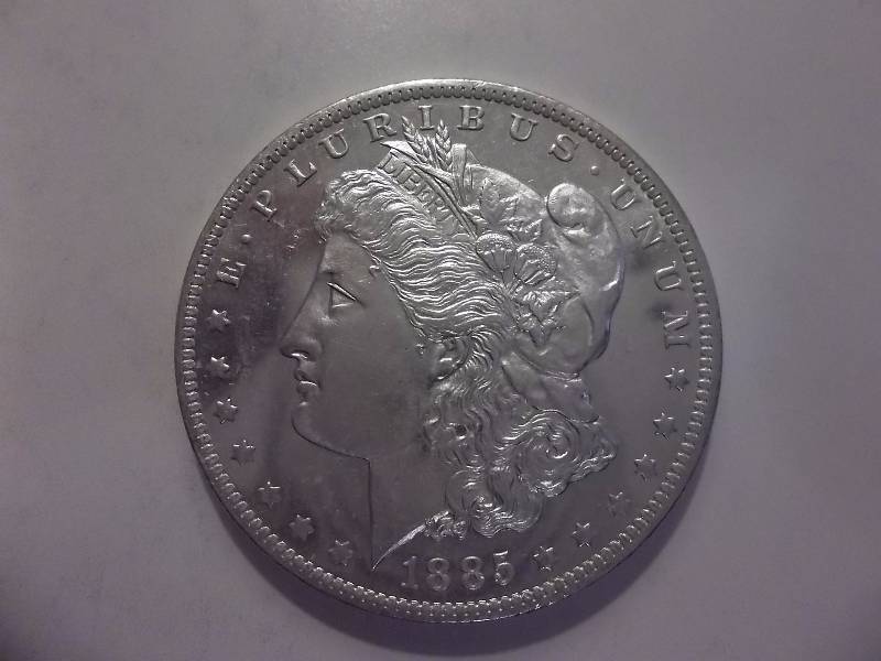 1885 O Morgan Silver Dollar Very High Grade (Proof Like Minted)