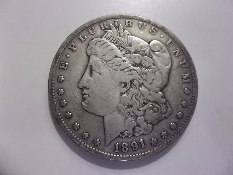 1891 S Morgan Silver Dollar