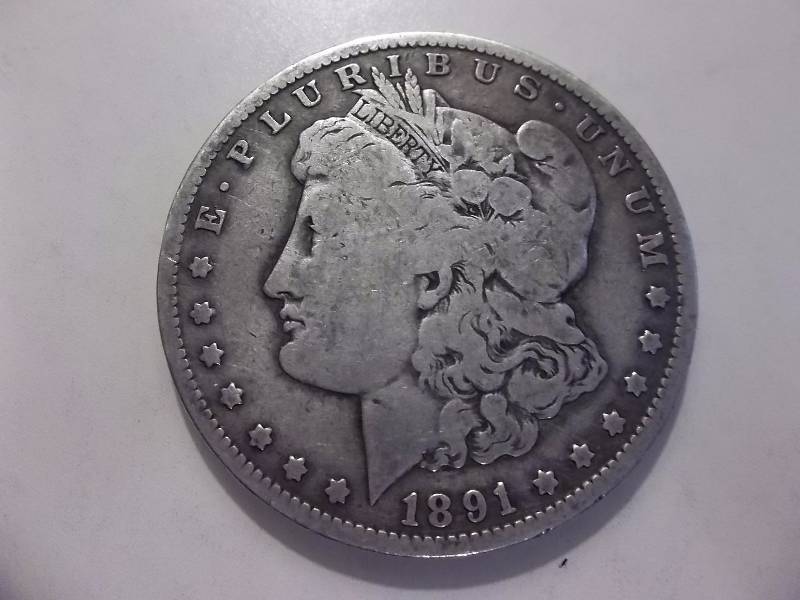 1891 O Morgan Dollar