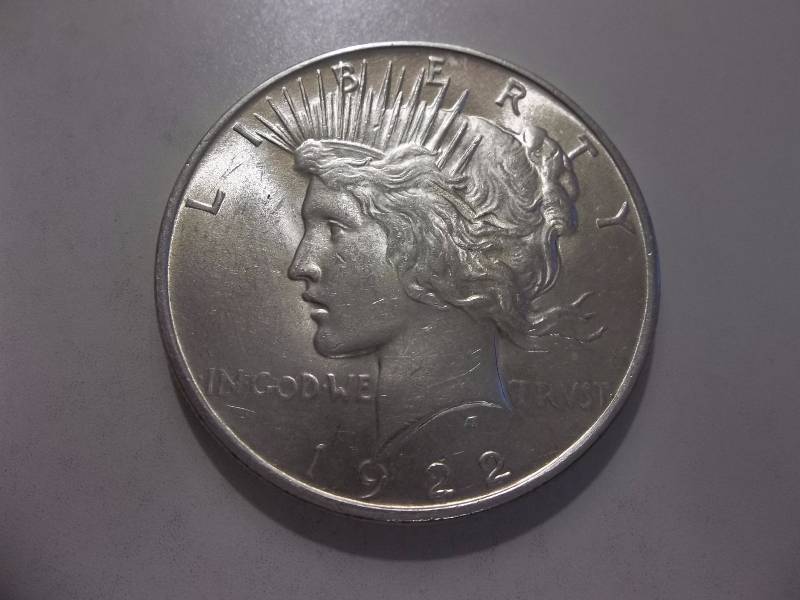 1922  Silver Peace Dollar Very High Grade