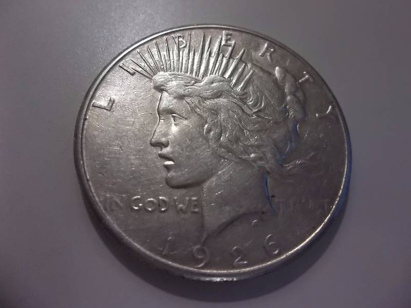 1926 S Silver Peace Dollar High Grade