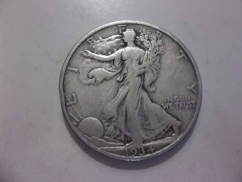 1934 D Walker Half Dollar Better Grade