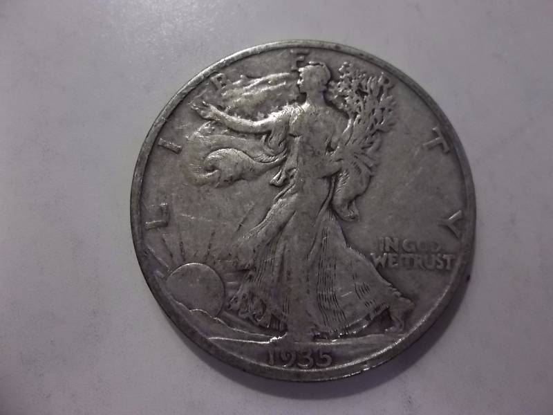 1935 S  Walker Half Dollar Better Grade