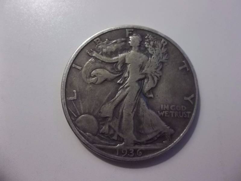 1936 D Walker Half Dollar
