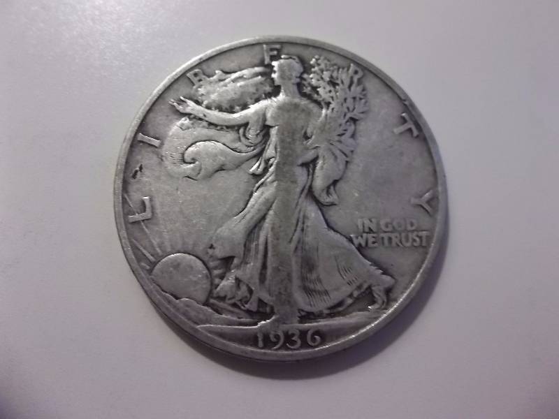 1936 S Walker Half Dollar