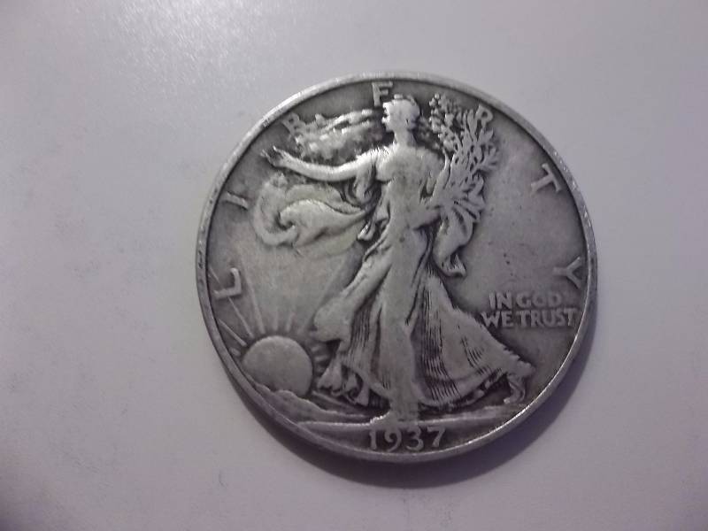 1937 S Walker Half Dollar