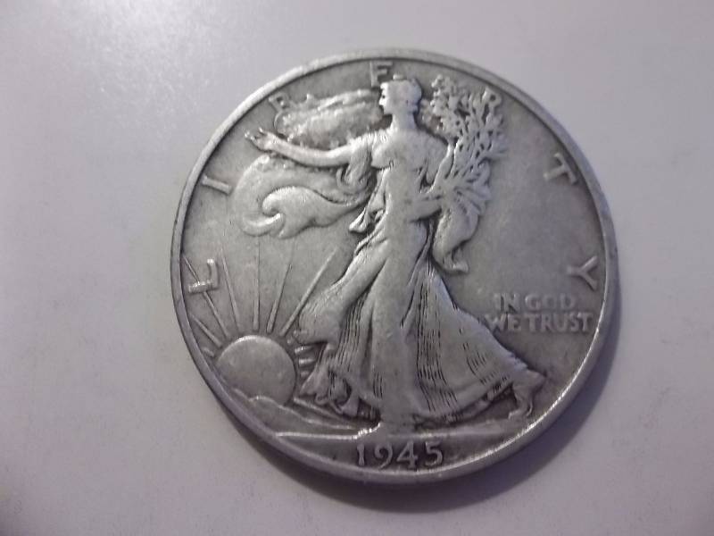 1945 S Walker Half Dollar Better Grade