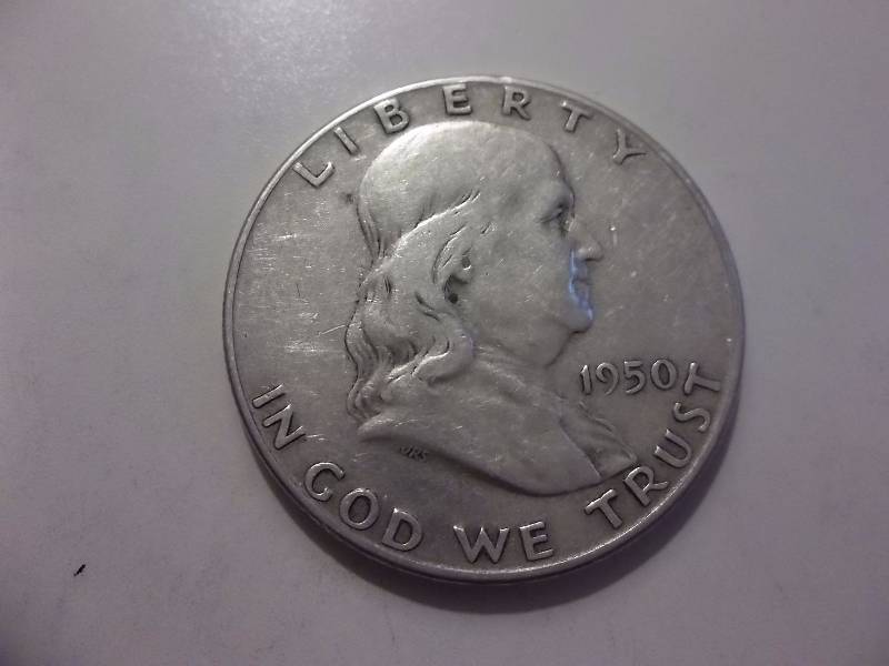 1950  Franklin Half Dollar Better Grade