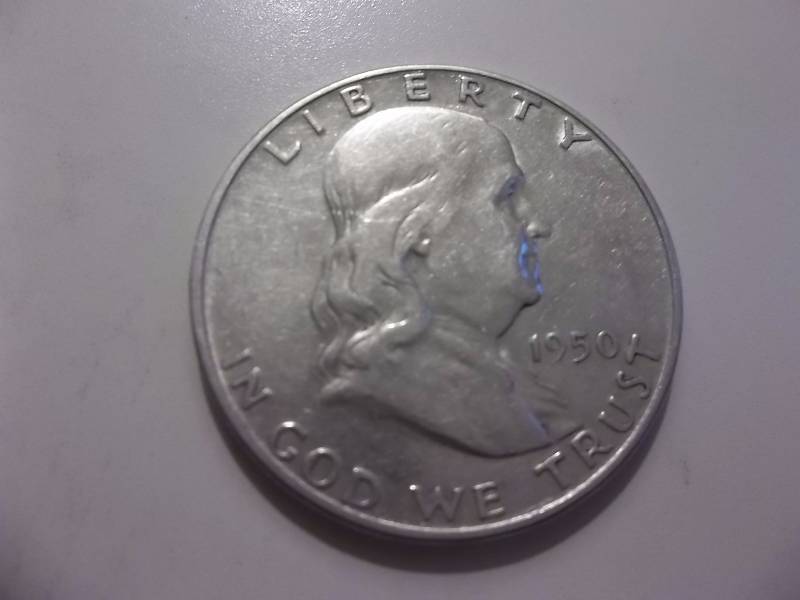 1950 D Franklin Half Dollar Higher Grade