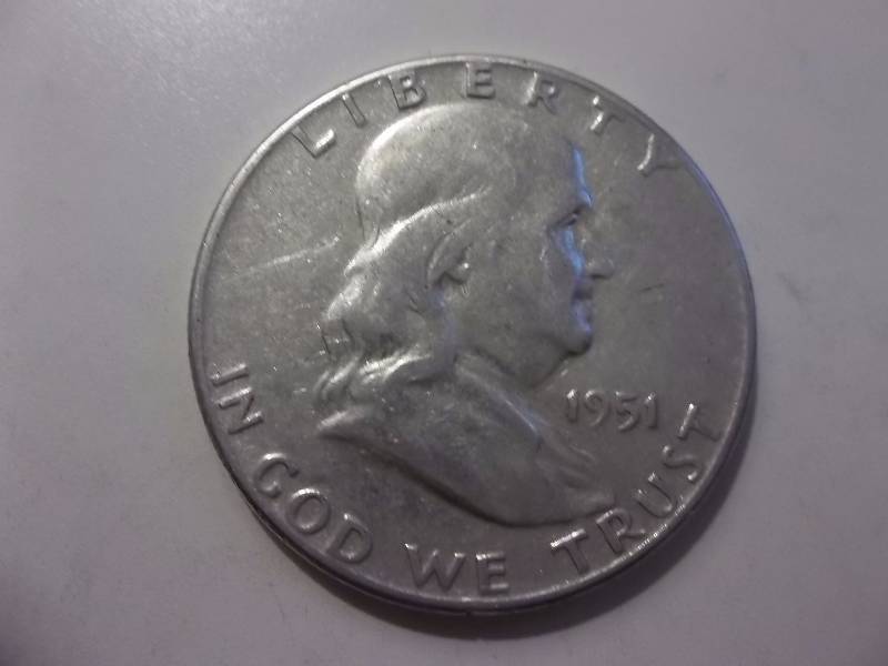 1951 Franklin Half Dollar Better Grade
