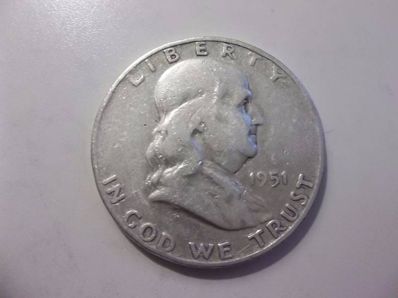 1951 D Franklin Half Dollar Better Grade