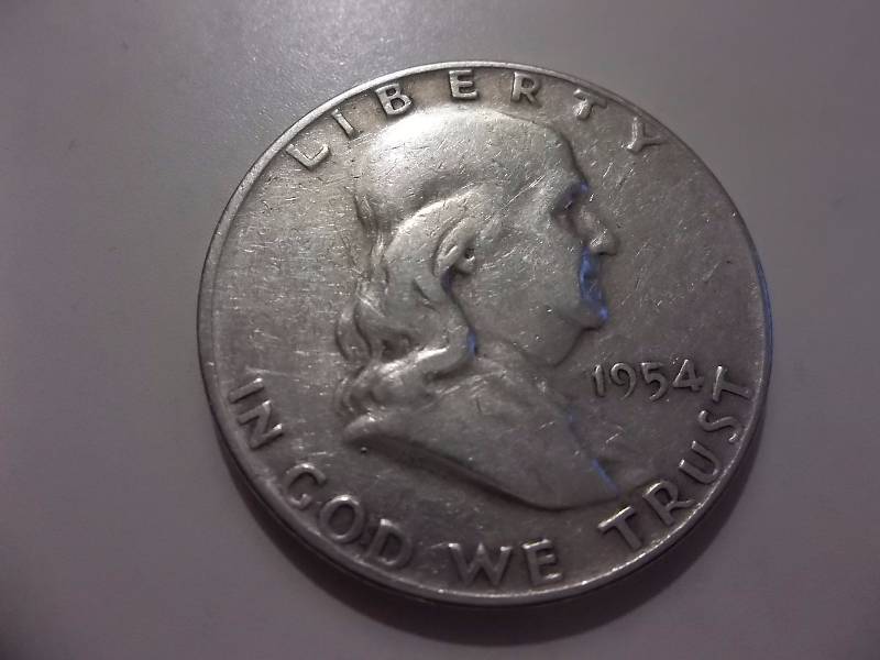 1954 D Franklin Half Dollar Better Grade