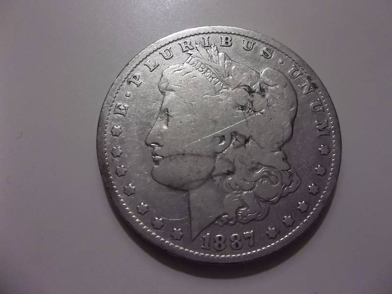 1887 S Morgan Silver Dollar