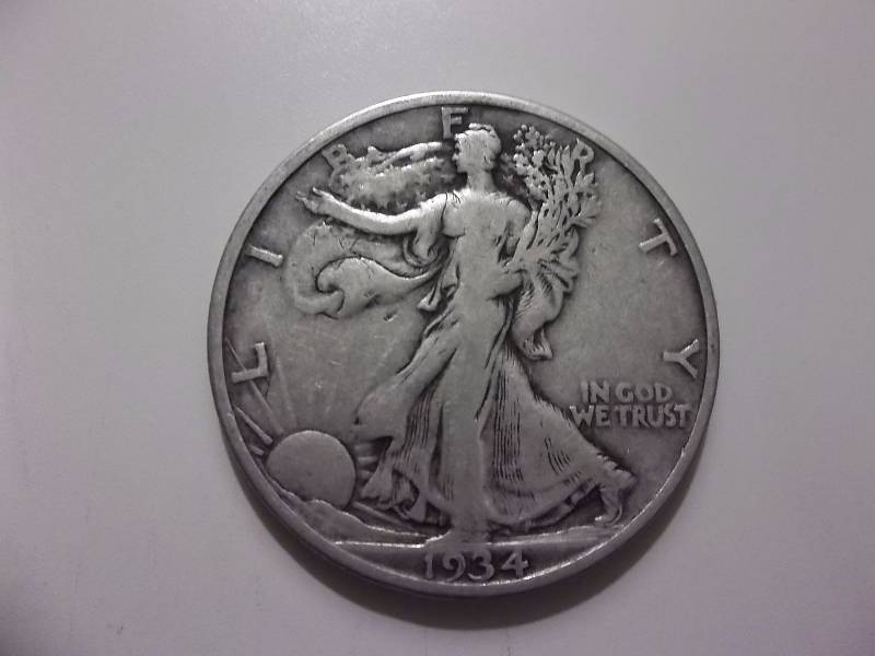 1934 S Walker Half Dollar Better Grade