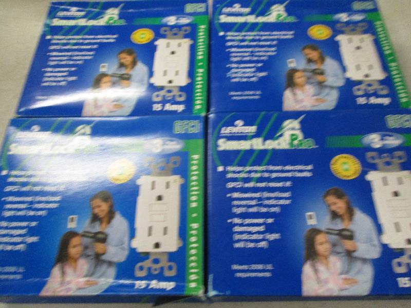 lot 10 image: 4 packs of 3 Leviton smart lock pro...