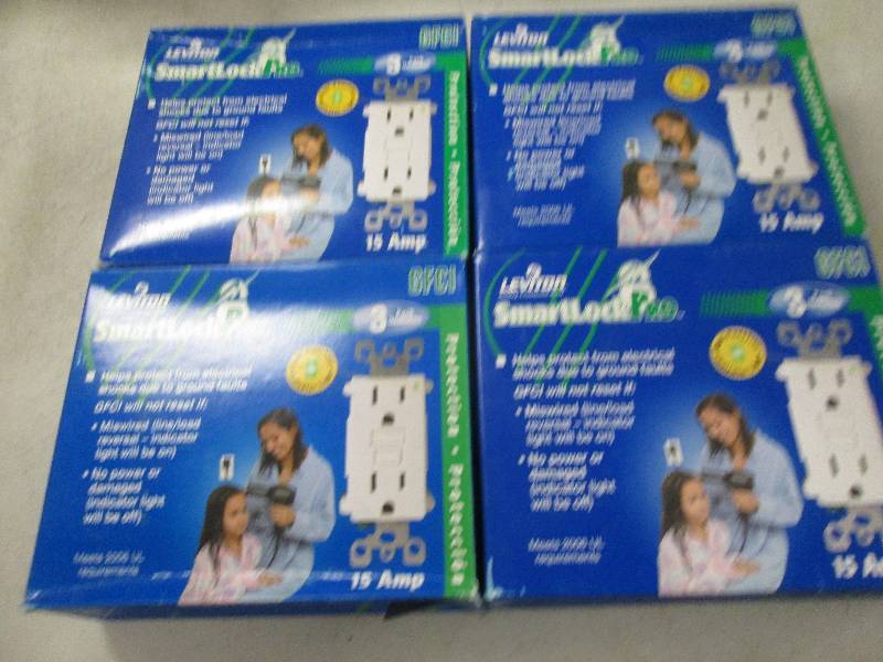 lot 13 image: 4 packs of 3 Leviton smart lock pro...