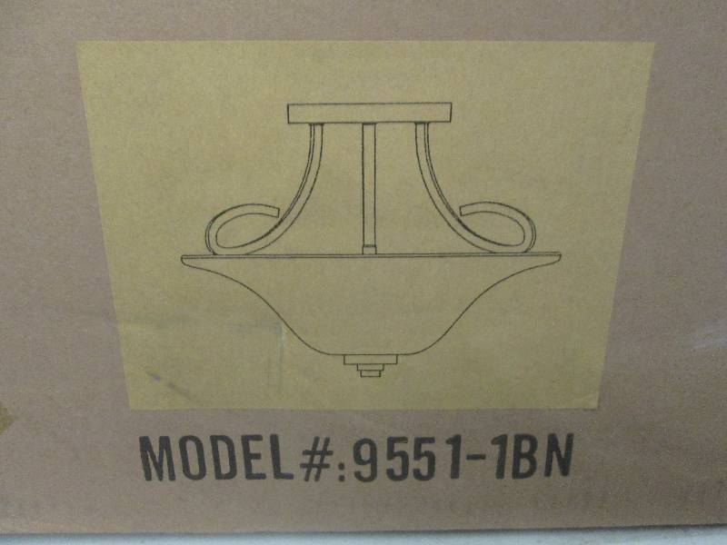 lot 32 image: Trans-globe light fixture open box ...
