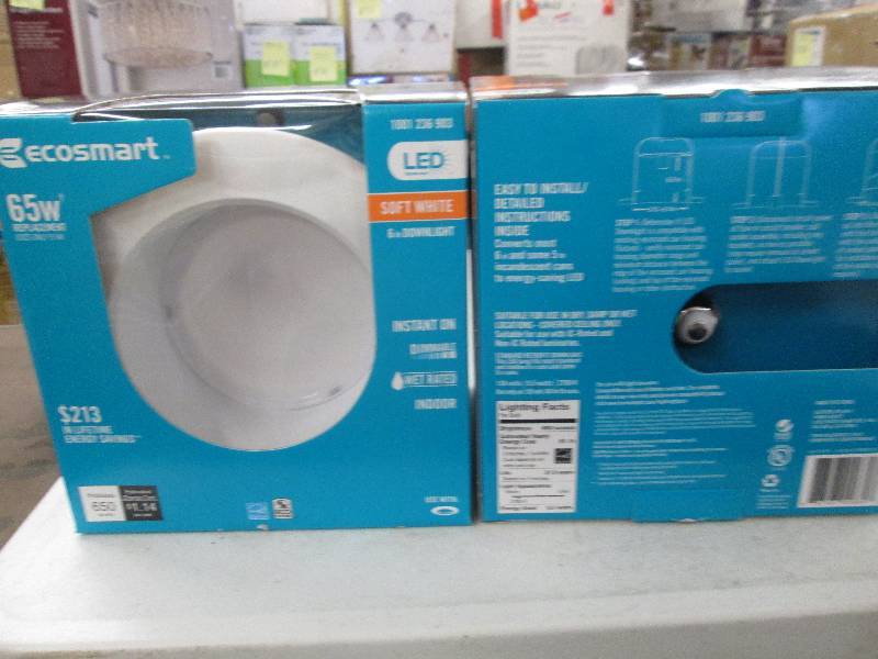 lot 52 image: 2 Ecosmart LED technology 6 inch do...