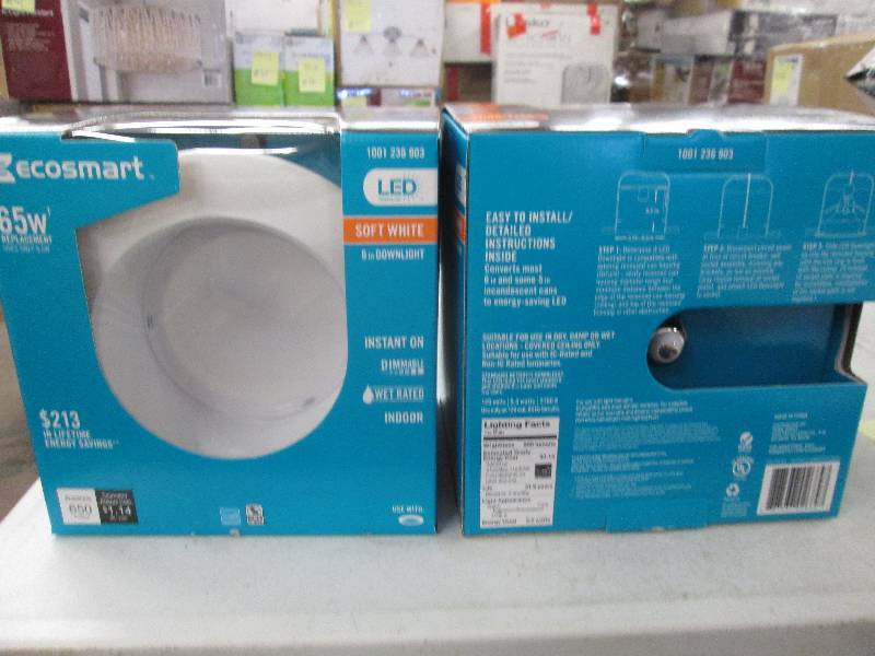 lot 55 image: 2 Ecosmart LED technology 6 inch do...