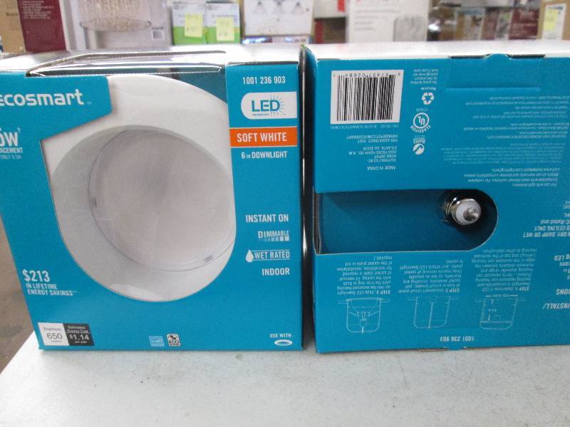 lot 66 image: 2 Ecosmart LED technology 6 inch do...